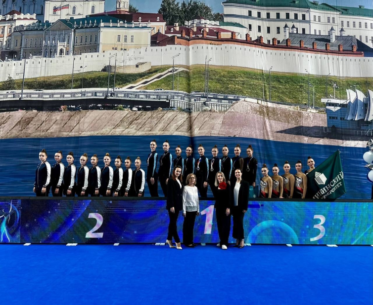 Поздравляем команду «Вдохновение» с бронзовыми медалями в Кубке России по эстетической гимнастике!