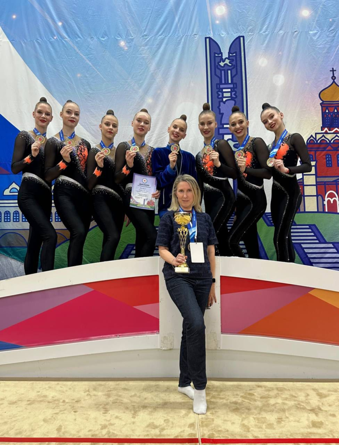 Чемпионы Приволжского Федерального Округа по эстетической гимнастике! 16–18 мая 2025 г. Ижевск.