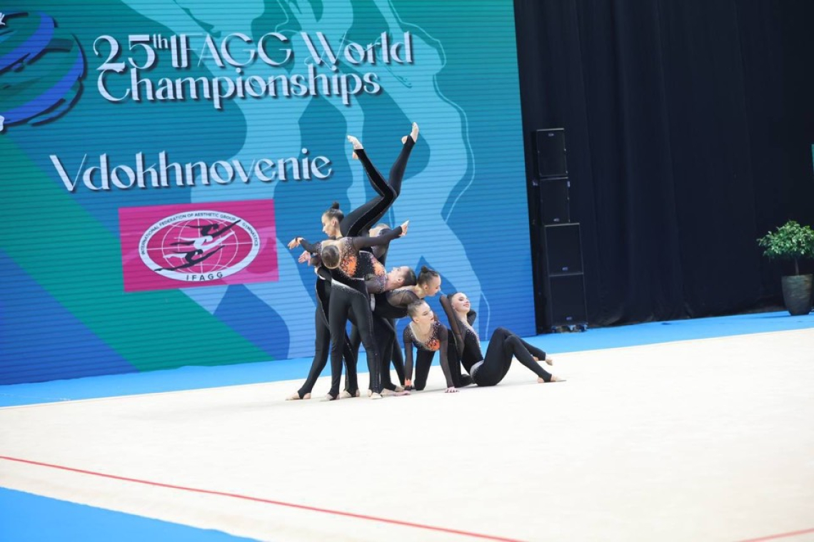 Сборная команда Нижегородской области по эстетической гимнастике «ВДОХНОВЕНИЕ» вернулась с Чемпионата Мира!